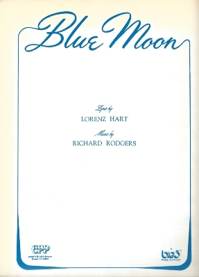 Blue Moon
Musique de Richard Rodgers
Paroles de Lorenz Hart